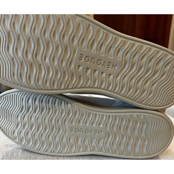 NEW Hey Dude Size 8 Karina Duo Classic White / Tan Sneaker Lace Up Women's NWT - Picture 13 of 13